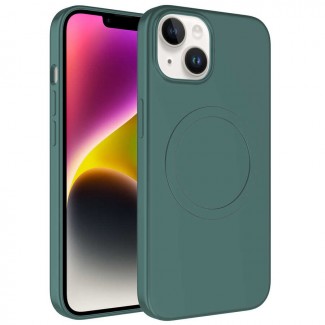 Apple iPhone 14 Kılıf M-safe Wireless Şarj Özellikli Pastel Renk Silikon Zore Plas Kapak Apple iPhone 14 Kılıf M-safe Wireless Şarj Özellikli Pastel Renk Silikon Zore Plas Kapak