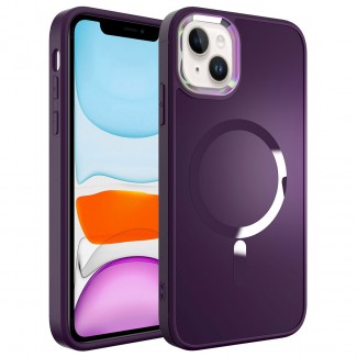 Apple iPhone 14 Kılıf M-safe Wireless Şarj Özellikli Zore Stil Kapak Apple iPhone 14 Kılıf M-safe Wireless Şarj Özellikli Zore Stil Kapak
