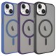 Apple iPhone 14 Kılıf Mat Arka Yüzey Wireless Şarj Özellikli Zore Flet Magsafe Kapak Apple iPhone 14 Kılıf Mat Arka Yüzey Wireless Şarj Özellikli Zore Flet Magsafe Kapak