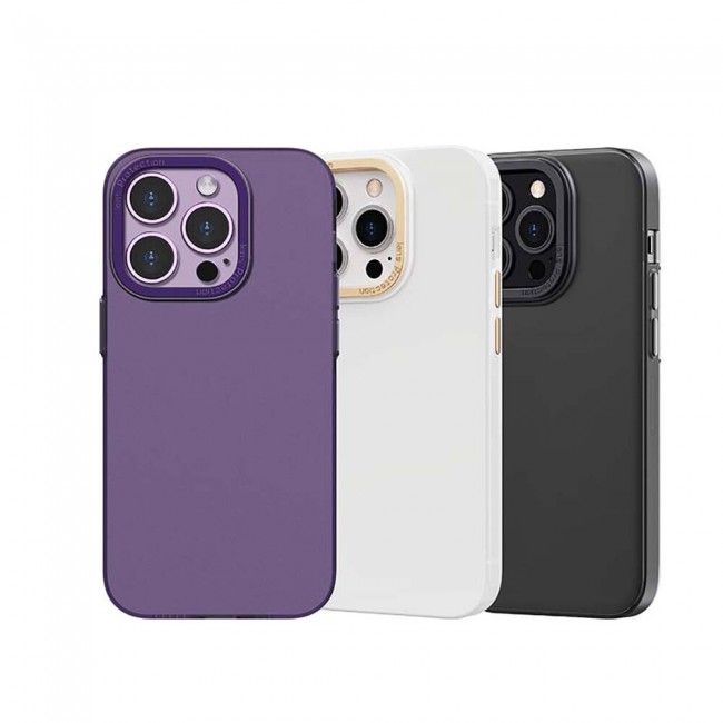 Apple iPhone 14 Kılıf Metal Kamera Çerçeveli Recci Glaze Serisi Kapak Apple iPhone 14 Kılıf Metal Kamera Çerçeveli Recci Glaze Serisi Kapak