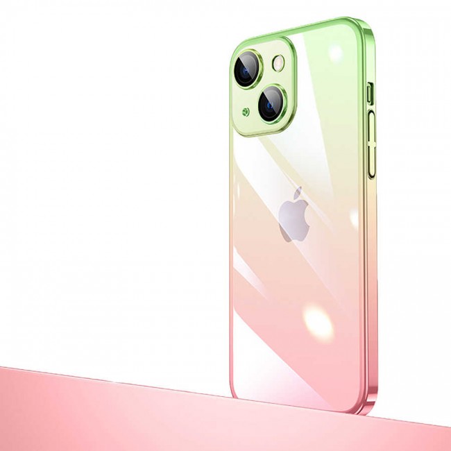 Apple iPhone 14 Kılıf Parlak Renk Geçişli Kamera Korumalı Zore Senkron Kapak Apple iPhone 14 Kılıf Parlak Renk Geçişli Kamera Korumalı Zore Senkron Kapak