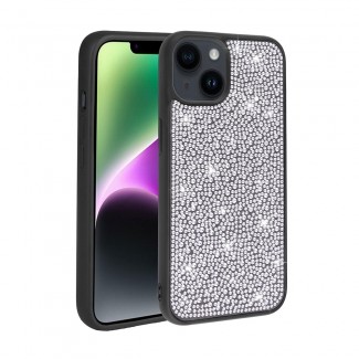 Apple iPhone 14 Kılıf Parlak Taşlı Tasarım Zore Ston Kapak Apple iPhone 14 Kılıf Parlak Taşlı Tasarım Zore Ston Kapak