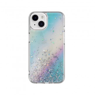 Apple iPhone 14 Kılıf Parlayan Simli Şeffaf Lisanslı Switcheasy Starfield Kapak Apple iPhone 14 Kılıf Parlayan Simli Şeffaf Lisanslı Switcheasy Starfield Kapak