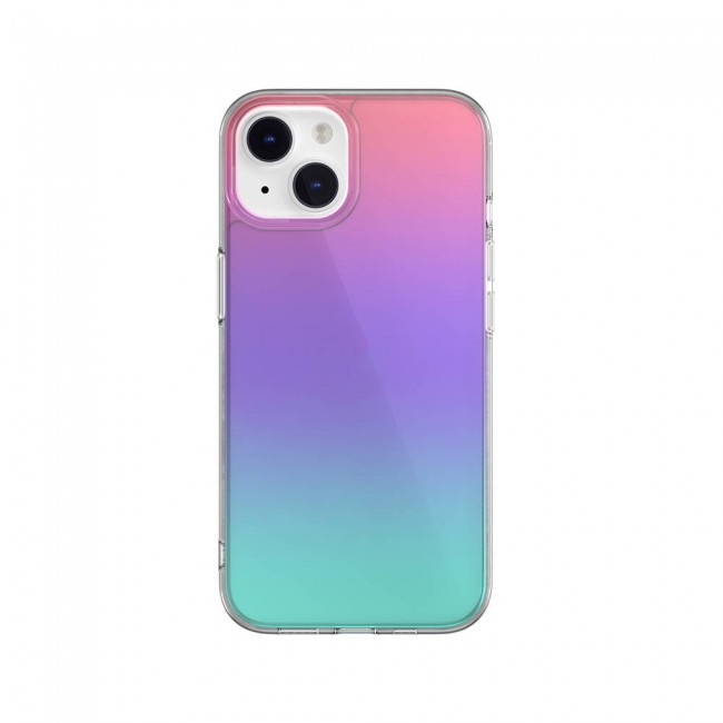 Apple iPhone 14 Kılıf Renk Geçişli Kenarları Şeffaf Tasarımlı Lisanslı Switcheasy Crush Plus Kapak Apple iPhone 14 Kılıf Renk Geçişli Kenarları Şeffaf Tasarımlı Lisanslı Switcheasy Crush Plus Kapak