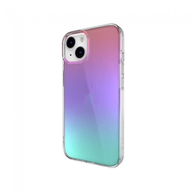 Apple iPhone 14 Kılıf Renk Geçişli Kenarları Şeffaf Tasarımlı Lisanslı Switcheasy Crush Plus Kapak Apple iPhone 14 Kılıf Renk Geçişli Kenarları Şeffaf Tasarımlı Lisanslı Switcheasy Crush Plus Kapak