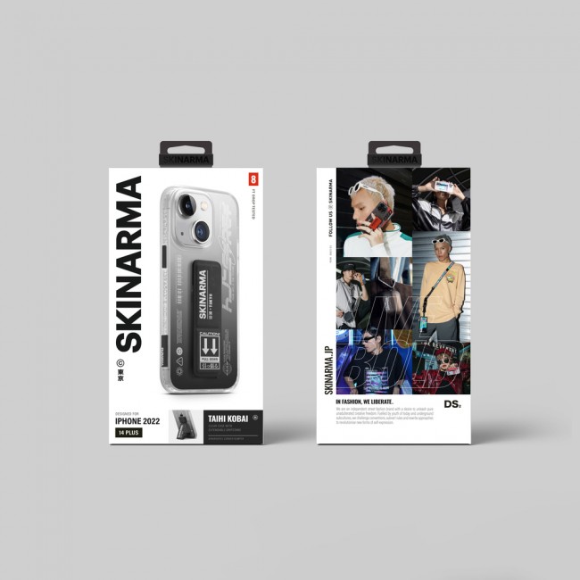 Apple iPhone 14 Kılıf SkinArma Standlı Şeffaf Tasarımlı Taihi Kobai Kapak Apple iPhone 14 Kılıf SkinArma Standlı Şeffaf Tasarımlı Taihi Kobai Kapak