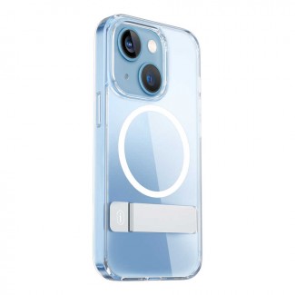 Apple iPhone 14 Kılıf Standlı M-safe Wireless Şarj Özellikli Wiwu Aurora Serisi Kapak Apple iPhone 14 Kılıf Standlı M-safe Wireless Şarj Özellikli Wiwu Aurora Serisi Kapak