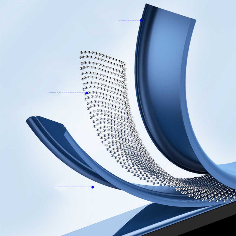 Bal-z Apple iPhone 14 Kılıf ​​​​​Wiwu GCC-105 Lens Korumalı Renkli Kenar Arkası Şeffaf Multicolor Kapak