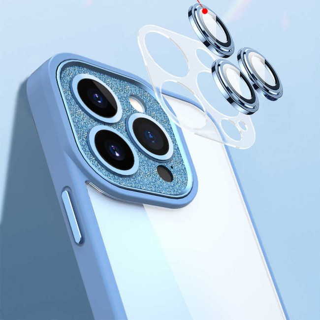 Apple iPhone 14 Kılıf Wiwu GCC-105 Lens Korumalı Renkli Kenar Arkası Şeffaf Multicolor Kapak Apple iPhone 14 Kılıf Wiwu GCC-105 Lens Korumalı Renkli Kenar Arkası Şeffaf Multicolor Kapak