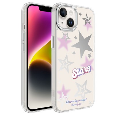 Bal-z Apple iPhone 14 Plus Kılıf Airbagli Parlak Tasarımlı  Mimbo Kapak