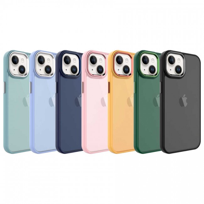 Apple iPhone 14 Plus Kılıf Buzlu Sert PC Zore May Kapak Apple iPhone 14 Plus Kılıf Buzlu Sert PC Zore May Kapak