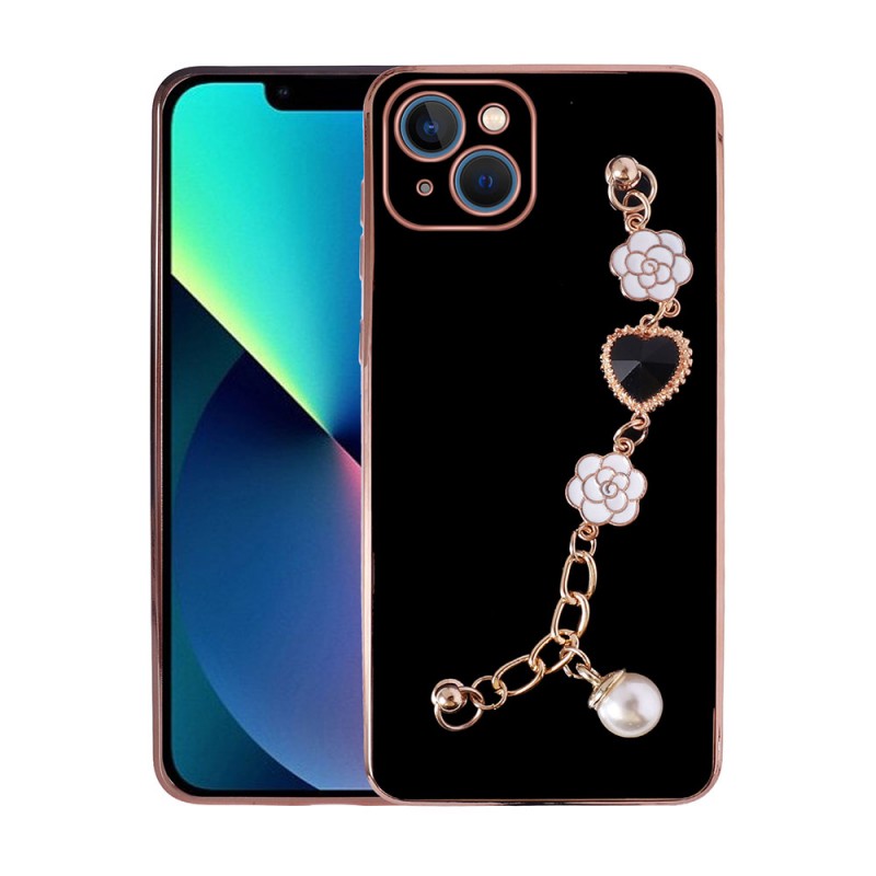 Bal-z Apple iPhone 14 Plus Kılıf El Tutamaçlı Kamera Korumalı  Taka Silikon Kapak