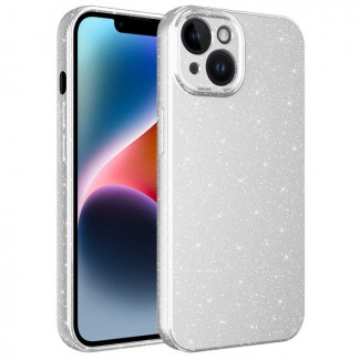 Apple iPhone 14 Plus Kılıf Kamera Korumalı Simli Lüks Zore Koton Kapak Apple iPhone 14 Plus Kılıf Kamera Korumalı Simli Lüks Zore Koton Kapak