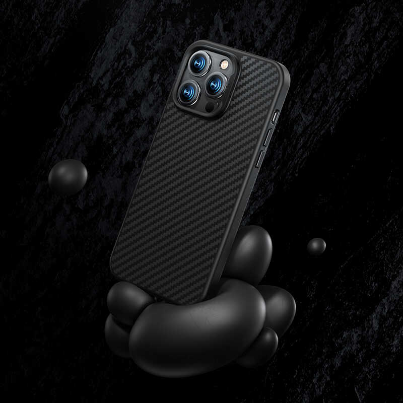 Bal-z Apple iPhone 14 Plus Kılıf Karbon Fiber Benks Civilian Aramid Protective Kapak