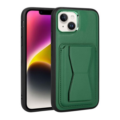 Bal-z Apple iPhone 14 Plus Kılıf Kartlıklı Standlı ​Pu Deri  Memo Kapak