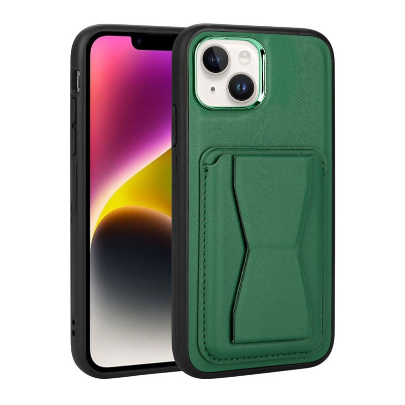 Bal-z Apple iPhone 14 Plus Kılıf Kartlıklı Standlı ​Pu Deri  Memo Kapak