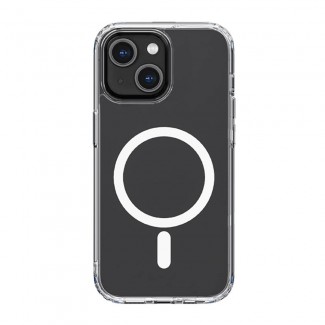 Apple iPhone 14 Plus Kılıf Magsafe Şarj Özellikli Airbagli Şeffaf PC Arka Yüzey Recci Magnetik Suction Serisi Kapak Apple iPhone 14 Plus Kılıf Magsafe Şarj Özellikli Airbagli Şeffaf PC Arka Yüzey Recci Magnetik Suction Serisi Kapak