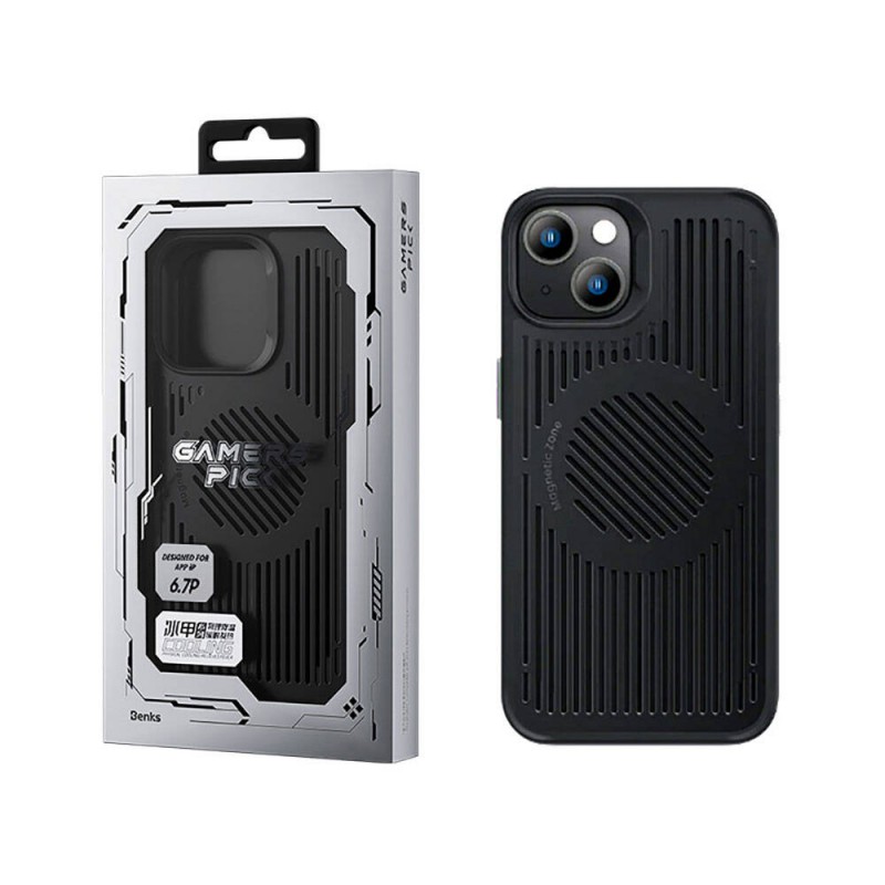 Bal-z Apple iPhone 14 Plus Kılıf M-safe Şarj Özellikli Düşme Dirençli Soğutucu Benks Biliz Kapak