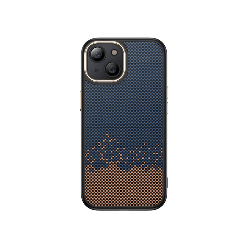 Bal-z Apple iPhone 14 Plus Kılıf M-safe Şarj Özellikli Karbon Fiber Görünümlü Zore Antina Kapak