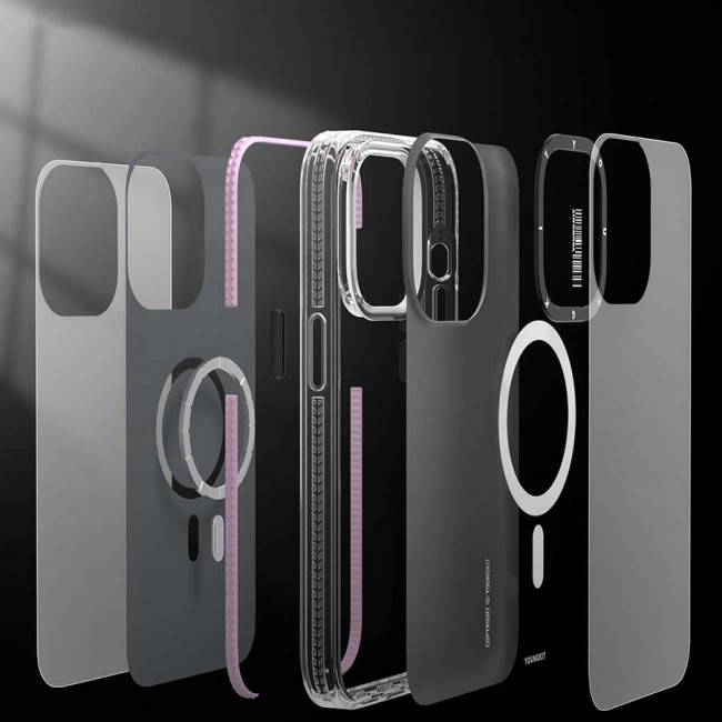 Apple iPhone 14 Plus Kılıf Magsafe Şarj Özellikli YoungKit Exquisite Serisi Kapak Apple iPhone 14 Plus Kılıf Magsafe Şarj Özellikli YoungKit Exquisite Serisi Kapak