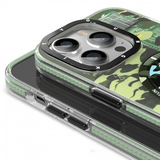 Apple iPhone 14 Plus Kılıf Magsafe Şarj Özellikli YoungKit Kamuflaj Serisi Kapak Apple iPhone 14 Plus Kılıf Magsafe Şarj Özellikli YoungKit Kamuflaj Serisi Kapak