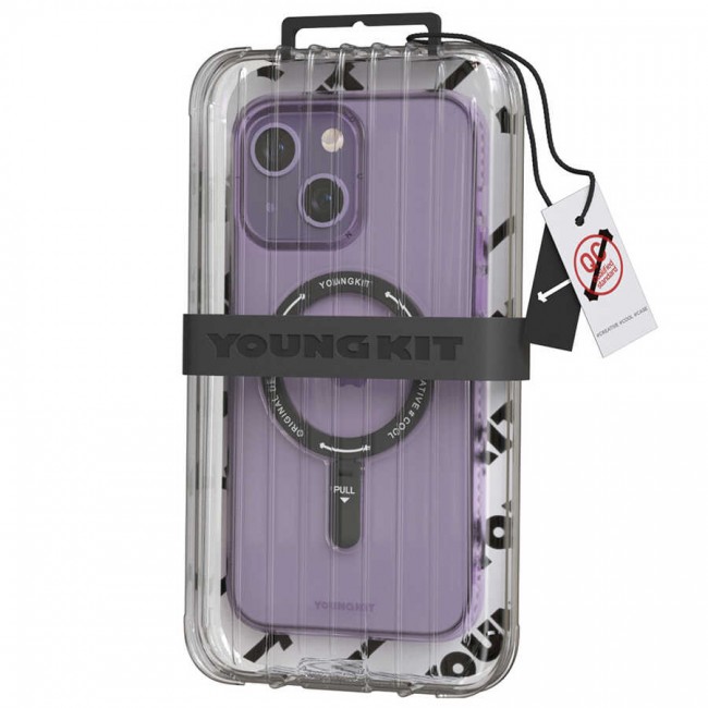 Apple iPhone 14 Plus Kılıf Magsafe Şarj Özellikli Youngkit Rock Serisi Kapak Apple iPhone 14 Plus Kılıf Magsafe Şarj Özellikli Youngkit Rock Serisi Kapak