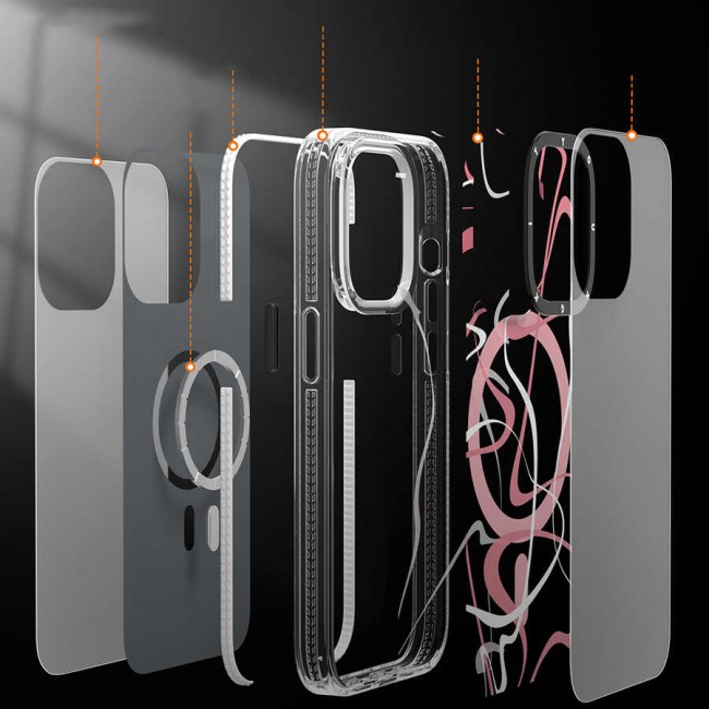Apple iPhone 14 Plus Kılıf Magsafe Şarj Özellikli Youngkit Water-Ink Serisi Kapak Apple iPhone 14 Plus Kılıf Magsafe Şarj Özellikli Youngkit Water-Ink Serisi Kapak