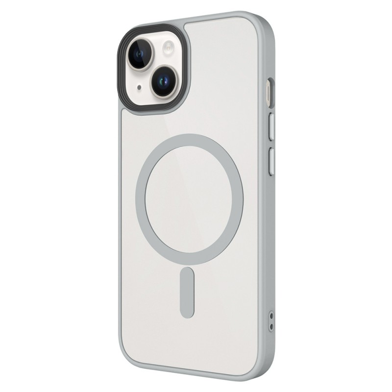 Bal-z Apple iPhone 14 Plus Kılıf Mat Arka Yüzey Wireless Şarj Özellikli  Flet M-safe Kapak