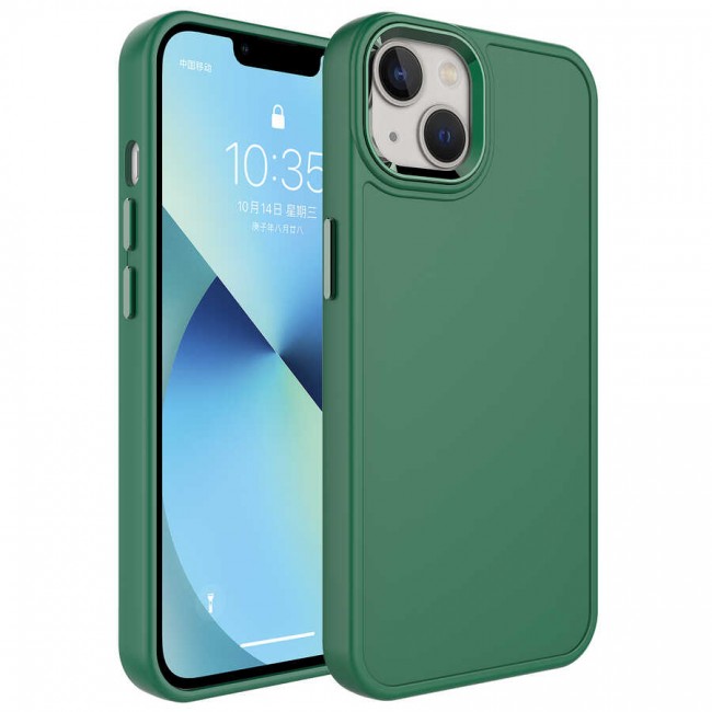 Apple iPhone 14 Plus Kılıf Metal Çerçeve ve Buton Tasarımlı Sert Zore Botox Kapak Apple iPhone 14 Plus Kılıf Metal Çerçeve ve Buton Tasarımlı Sert Zore Botox Kapak