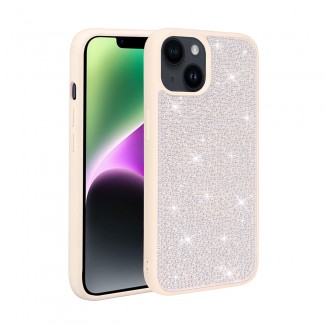 Apple iPhone 14 Plus Kılıf Parlak Taşlı Tasarım Zore Ston Kapak Apple iPhone 14 Plus Kılıf Parlak Taşlı Tasarım Zore Ston Kapak