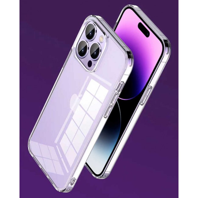Apple iPhone 14 Plus Kılıf Şeffaf Airbag Tasarımlı Wiwu ZCC-108 Concise Serisi Kapak Apple iPhone 14 Plus Kılıf Şeffaf Airbag Tasarımlı Wiwu ZCC-108 Concise Serisi Kapak