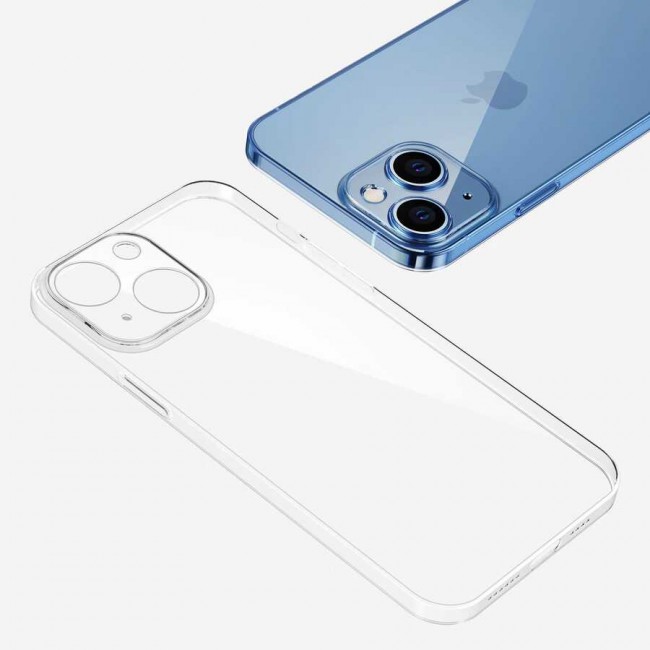 Apple iPhone 14 Plus Kılıf Şeffaf Sert PC Zore Vayt Kapak Apple iPhone 14 Plus Kılıf Şeffaf Sert PC Zore Vayt Kapak