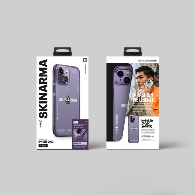Apple iPhone 14 Plus Kılıf SkinArma Şeffaf Airbag Tasarımlı Iro Kapak Apple iPhone 14 Plus Kılıf SkinArma Şeffaf Airbag Tasarımlı Iro Kapak