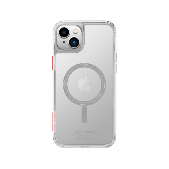 Apple iPhone 14 Plus Kılıf SkinArma Şeffaf Airbag Tasarımlı Magsafe Şarj Özellikli Saido Kapak Apple iPhone 14 Plus Kılıf SkinArma Şeffaf Airbag Tasarımlı Magsafe Şarj Özellikli Saido Kapak
