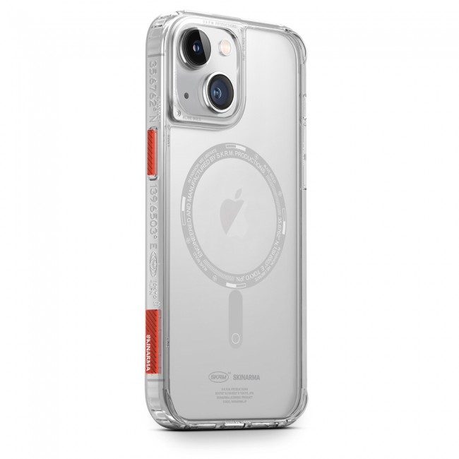 Apple iPhone 14 Plus Kılıf SkinArma Şeffaf Airbag Tasarımlı Magsafe Şarj Özellikli Saido Kapak Apple iPhone 14 Plus Kılıf SkinArma Şeffaf Airbag Tasarımlı Magsafe Şarj Özellikli Saido Kapak