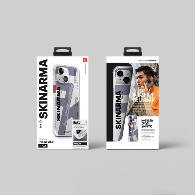 Apple iPhone 14 Plus Kılıf SkinArma Şeffaf Airbag Tasarımlı Raku Kapak Apple iPhone 14 Plus Kılıf SkinArma Şeffaf Airbag Tasarımlı Raku Kapak