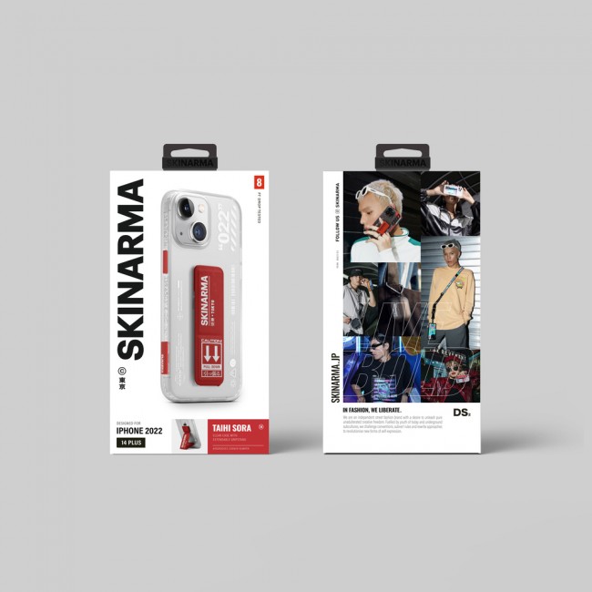 Apple iPhone 14 Plus Kılıf SkinArma Standlı Şeffaf Tasarımlı Taihi Sora Kapak Apple iPhone 14 Plus Kılıf SkinArma Standlı Şeffaf Tasarımlı Taihi Sora Kapak