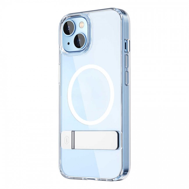 Apple iPhone 14 Plus Kılıf Standlı Magsafe Wireless Şarj Özellikli Wiwu Aurora Serisi Kapak Apple iPhone 14 Plus Kılıf Standlı Magsafe Wireless Şarj Özellikli Wiwu Aurora Serisi Kapak