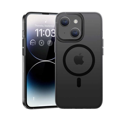 Bal-z Apple iPhone 14 Plus Kılıf Wireless Şarj Destekli Benks Magnetik Haze Kapak