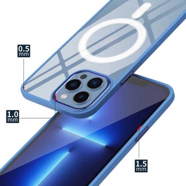 Apple iPhone 14 Plus Kılıf Wireless Şarj Özellikli Zore Krom Magsafe Silikon Kapak Apple iPhone 14 Plus Kılıf Wireless Şarj Özellikli Zore Krom Magsafe Silikon Kapak