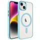 Apple iPhone 14 Plus Kılıf Wireless Şarj Özellikli Zore Krom Magsafe Silikon Kapak Apple iPhone 14 Plus Kılıf Wireless Şarj Özellikli Zore Krom Magsafe Silikon Kapak
