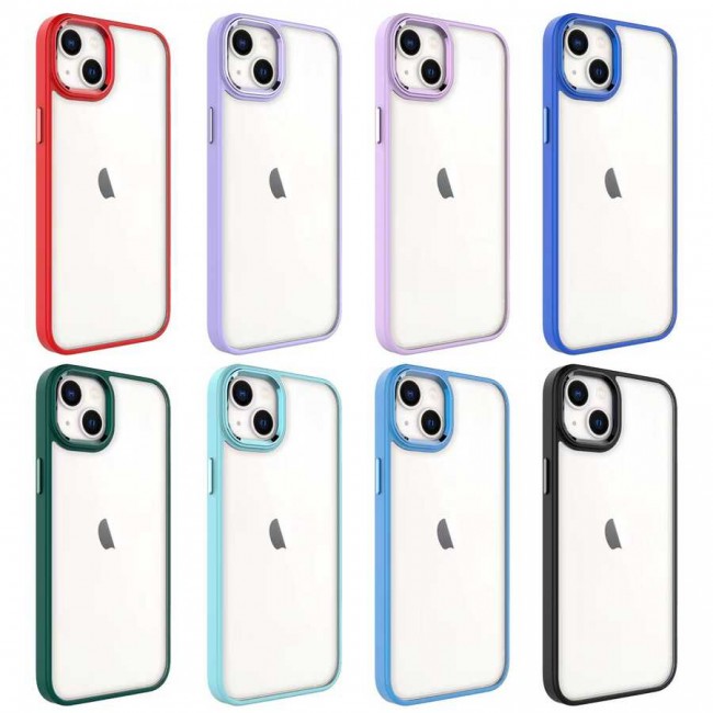 Apple iPhone 14 Plus Kılıf Zore Krom Kapak