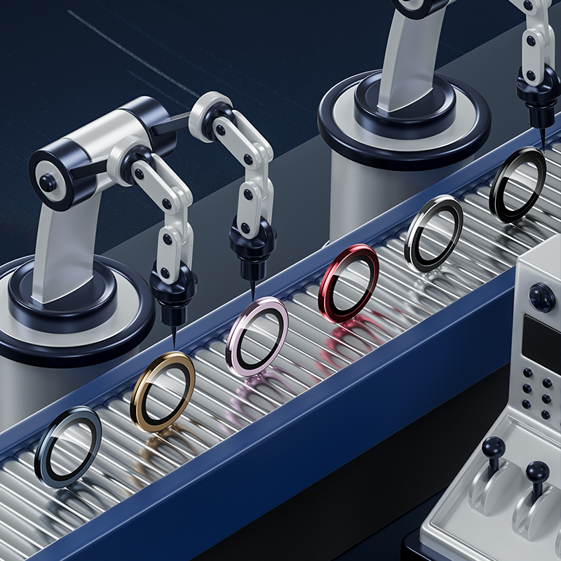 Bal-z Apple iPhone 14 Pro Benks DR Safir Kamera Lens Koruyucu