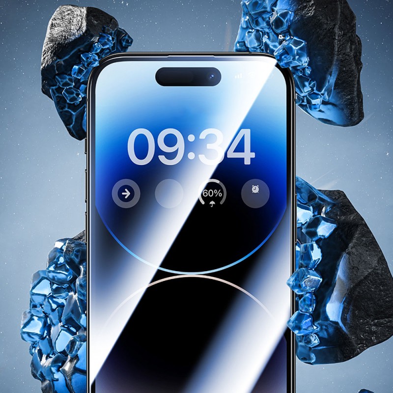 Bal-z Apple iPhone 14 Pro Benks V Pro Safir Coating Ekran Koruyucu + Kolay Uygulama Aparatlı