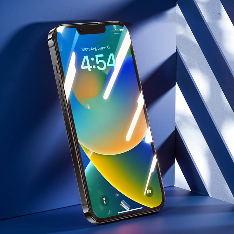 Bal-z Apple iPhone 14 Pro Hidrofobik Ve Oleofobik Özellikli Benks Air Shield Ekran Koruyucu 10&prime;lu Paket