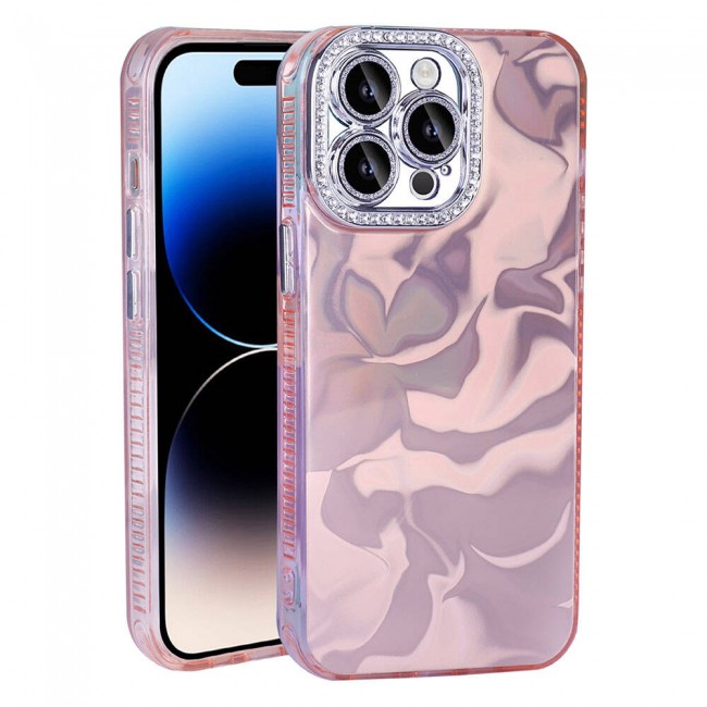 Apple iPhone 14 Pro Kılıf Airbagli Parlak Taş Detay Tasarımlı Zore Esila Kapak Apple iPhone 14 Pro Kılıf Airbagli Parlak Taş Detay Tasarımlı Zore Esila Kapak