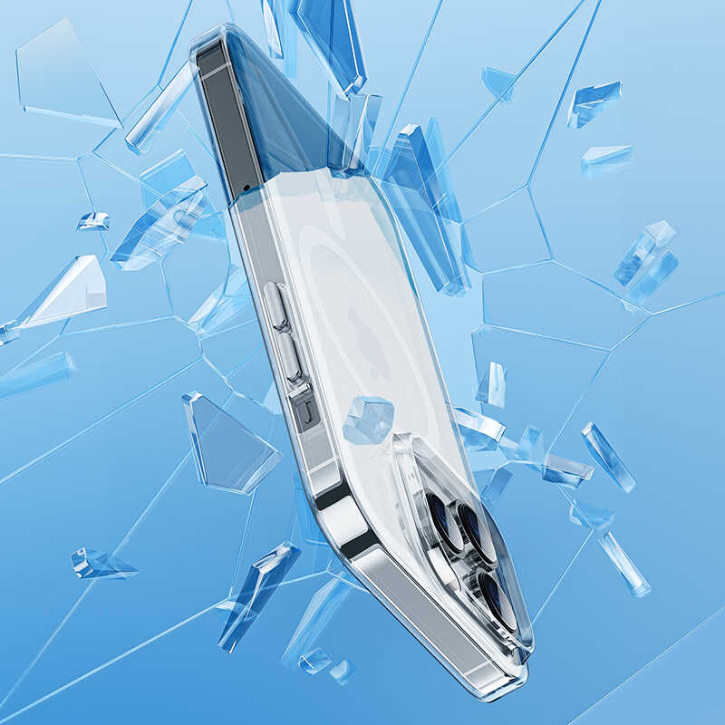 Bal-z Apple iPhone 14 Pro Kılıf Benks ​​​​​​Crystal Series Clear Kapak Ekran Koruyucu Hediyeli