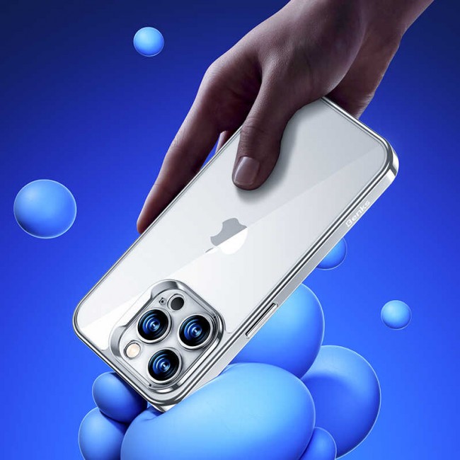Apple iPhone 14 Pro Kılıf Benks Electroplating TPU Kapak Ekran Koruyucu Hediyeli Apple iPhone 14 Pro Kılıf Benks Electroplating TPU Kapak Ekran Koruyucu Hediyeli