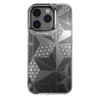 Apple iPhone 14 Pro Kılıf Çift IMD Baskılı Lisanslı Switcheasy Artist Asanoha Kapak Apple iPhone 14 Pro Kılıf Çift IMD Baskılı Lisanslı Switcheasy Artist Asanoha Kapak