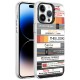 Apple iPhone 14 Pro Kılıf Desenli Zore Silver Sert Kapak Apple iPhone 14 Pro Kılıf Desenli Zore Silver Sert Kapak